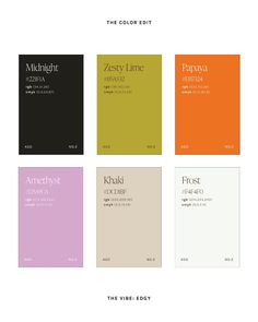 the color book is shown with different colors and font on each page, including black, white