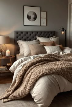 Fall Furniture , Autumn Cozy Fall ,Decor Easy Fall ,
Decor Neutral Fall ,Decor Fall ,Decor Inspiration ,Fall Decor Ideas Cozy Bedroom Dark, Fall Bedding Bedrooms, Bedroom Decor Fall, Bedroom Design Tips, Autumn Bedroom, Warm Bedding