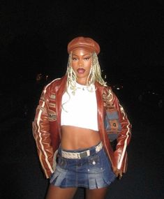 Rnb Outfit, Chica Hip Hop, Looks Hip Hop, 90s Inspired Outfits, 2000s Outfits, 90s Fashion Outfits