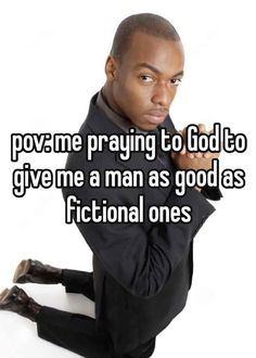 a man sitting on the ground with his arms crossed, saying pov me praying to god