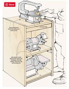 a person standing in front of a wooden cabinet with instructions on how to use the machine