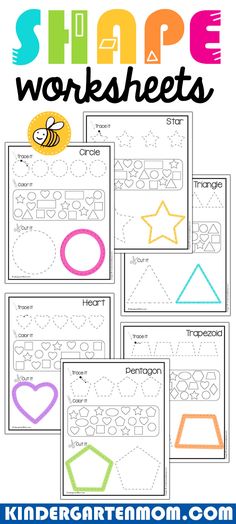 printable shapes worksheets for kids to practice shape and color with the letter s