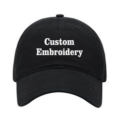 Custom Embroidered Hat , Personalized Dad Cap , Embroidery Logo baseball hat , Your own text monogram , Bachelorette , Small business Merch ✓ 100% Cotton Twill ✓ 6 Panel Structured Baseball caps ✓ Adjustable Strap back to fit Everyone! ✓ Custom embroidered baseball caps, Ocean Wave Bachelorette Party Hats, Bulk Order Embroidered Hats, Unstructured low profile cap with self-fabric adjustable slide closure with buckle and grommet. Pigment-dyed, garment washed cap has a lived-in look. Unisex One Si Bachelorette Party Hat, Custom Embroidered Hats, Hat Custom, Embroidered Baseball Caps, Dad Caps, Embroidered Hats, Ocean Wave, Dad Hat, Baseball Caps