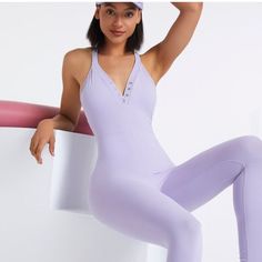 The Seamless One-Piece Jumpsuit is simple yet trendy for any occasion, such as beach, sports, night out and everyday life. Seamless One-Piece Jumpsuit Nylon, Spandex Elastic, comfortable, breathable fabric Sleeveless Tight Fit Color Options: Black, Purple Available Sizes: S to XL Gender: Female Age: Adult Product ID: CJLT155046101 Note: All sizes are 1 to 2 sizes smaller than European and American people. Choose the larger size if your size is between two sizes. Please allow 2-3cm differences du Gym Jumpsuits And Rompers With Built-in Bra, High Stretch Sports Unitard With Built-in Bra, Stretch Jumpsuits And Rompers With Built-in Bra For Sports, High Stretch Unitard For Yoga, High Stretch One-piece Bodysuit For Yoga, Seamless Sleeveless Unitard For Yoga, Sleeveless Seamless Yoga Unitard, Seamless Sleeveless Unitard For Workout, Sleeveless Seamless Athleisure Unitard