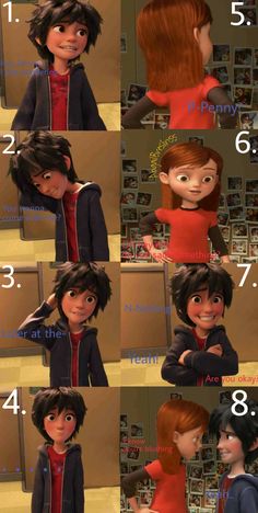 an animated character is shown in different ways to describe what they're talking about