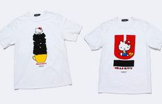 Hello Kitty x Undercover T-Shirt Collection and CRASH HELLO KITTY x AMBUSH “POW” Pendant Jun Takahashi, Japanese Characters, 35th Anniversary, Shirt Collection, Football Club, Hello Kitty, Men's Polo Shirt, Kitty