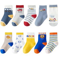 PRICES MAY VARY. 77.2% cotton + 20.7% Polyester + 2.1% Spandex 进口 Pull On closure Machine Wash Non-slip Cotton Socks For Playtime, Playful Non-slip Cotton Socks, Playful Multicolor Cotton Socks, Multicolor Cotton Socks For Playtime, White Socks For Playtime, Cotton Socks For Winter Playtime, Cute Cotton Socks For Playtime, White Cotton School Socks, Playful White Cotton Socks