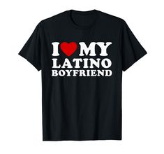 PRICES MAY VARY. Show off your Passion with this 'I Love My Latino Boyfriend'! Perfect for Valentine's Day or anniversaries, this shirt is a fun way to express your feelings. Whether you're hanging out with your BFF, or enjoying a romantic date. this shirt is sure to make a statement. The cute text, combined with a hint of hipster aesthetic, makes it a unique piece in your wardrobe. And it's not just for Valentine's Day, it's a perfect choice for birthdays, Christmas, and even just because. Ligh Hipster Aesthetic, Boyfriend Outfit, Female Avatar, Boyfriend T Shirt, Romantic Dates, Cute Texts, Branded T Shirts, Top Styles, Fashion Branding