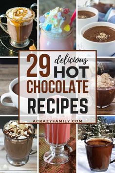 hot chocolate recipes for cold winter days