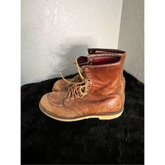 Gently Used With Moderate Wear On Them Red Wing Shoes, Wing Shoes, Red Wing, Leather Boot, Red Wings, Shoes Shoes, Leather Boots, Men's Shoes, Shoe Boots