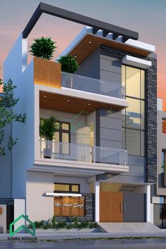 this is an image of a modern style house