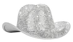 PRICES MAY VARY. Stand Out Style: make a statement with this rhinestone trim western hat, brilliant for daily wear or costume parties; The faux diamond fringe adds a touch of shine, making you the center of Size: The circumference of the cowboy hat is 58cm, suitable for M-L size hats Simple and fashionable design: The wide brim of the rhinestone silver cowgirl hat can cover your face and neck, prevent sunburn, and bring you shade. The design of rhinestone can also add Easy to clean: When you nee Silver Cowgirl, Cow Hat, Western Birthday, Country Fair, Western Hat, Western Cowboy Hats, Costume Parties, Dressup Party, Cowgirl Hat