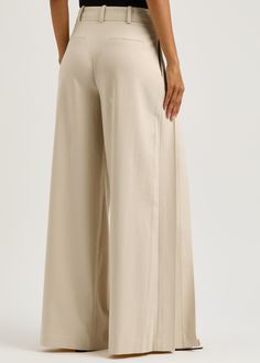 Long Description#Info & Care# Alice + Olivia twill trousers Belt loops, side slip pockets, pleats through legs at front, two faux slit pockets at back  Concealed hook and zip fastenings at front  66% recycled polyester, 32% viscose, 2% elastane  Dry clean  #Size & Fit# Inside leg length: 31 inches/ 79cm  Midweight  Wide-leg cut, designed to sit on the waist Model is 5'9"/ 175cm and wears a size US4 Twill Trousers, Fenty Beauty, Body Hair, Hair Health, Alice Olivia, Casual Pants, Wide Leg, Dry Clean, Trousers