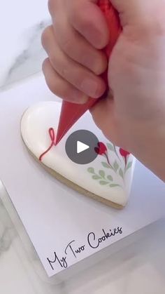 360K views · 23K reactions | Tell me what you think… This video is a combination of real time and sped up 8x. What kind of video do you like best?
1. Timelapse only (ain’t got time... | By My Two Cookies | Facebook Platter Gift Ideas, Sugar Cookie Valentines, Cookie Paint, Sugar Cookie Recipe With Royal Icing, Cookie Valentines, Letters Painting, Cake Decorating Tips And Tricks, Royal Icing Ideas, Bars Ideas