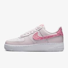 Product Features Brand: Authentic Nike  Size: US 5~12 (220~290mm)  Color: Pink Authentic New Shoes / Shoe Box / Official Tag SHIPPING  · All orders will be shipped to world wide using expedited shipping courier such as FedEx and DHL. · We ship your orders almost within 2 business days after the payment. · Please confirm your address is correct.    Due to eBay's policy, it's hard to change the address after the purchase.  RETURNS ·  We accept the returns, but item must be "Not Opened & Not Used Condition."  OTHER TERMS & CONDITIONS · Please do not forget to leave us FIVE STARS on all of the Detailed Seller Ratings. · Please DO NOT leave a neutral or negative feedback without contacting us first to get a better solution.   A better solution for you is better than any other neutral or negativ Pink Paisley, Air Force 1 Low, It's Hard, Five Star, Negative Feedback, Shoe Box, Air Force 1, Christmas List, New Shoes