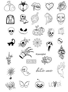 [Collection] Halloween Simple Tattoo Ideas, Tiny Scary Tattoos, Tattoo Sleeve Small Tattoos, Casper Flash Tattoo, Small Simple Horror Tattoos, 2x2 Flash Tattoos, 2x2 Tattoo Ideas Halloween, Edgy Filler Tattoos, Halloween Line Art Tattoo