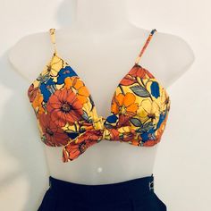 A Cute Summery Top That’s Super Colorful And Fun! Paris Nicely With Any High Waisted Jeans Or Pants. Yellow Sleeveless Tube Top For Summer, Yellow Triangle Top For Spring, Summer Yellow Tube Top For Vacation, Yellow Tube Top For Beach, Yellow Bandeau Tube Top For Vacation, Summer Style Yellow Tube Top For Vacation, Yellow Summer Tube Top For Beach, Yellow Summer Tube Top, Yellow Summer Style Tube Top