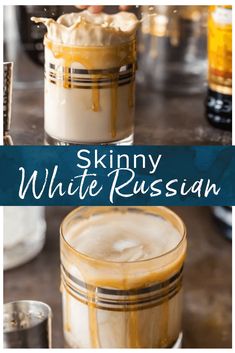 New Easy Recipes, White Russian Drink, White Russian Recipe, White Russian Recipes, White Russian Cocktail, Light Drinks, The Cookie Rookie, Low Calorie Drinks