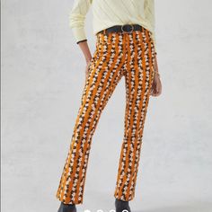 Anthropologie Maeve Slim Straight Pants Petite Size 6 Nwt Slim Straight Pants, Straight Pants, Petite Size, Color Orange, Pant Jumpsuit, Anthropologie, Straight Leg, Pants For Women, Size 6