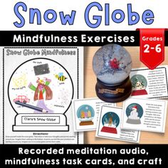 Looking for a winter-themed mindfulness activity for your students to help them cope with anxiety and pressure? With this snow globe mindfulness kit, your students will practice guided meditation and develop self-regulation, sustained attention, and self-monitoring skills.What's included:A guided meditation (audio recording and transcript included) inviting them to imagine they are inside of a snow globe. They will picture their worries swirling around them like snow flakes and watch as they slo Mindfulness Activity, Staff Development, Self Monitoring, Teachers College, Parenting Organization, Ela Teacher, Mindfulness Exercises, Snow Flakes, Mindfulness Activities