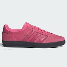 ** Item Specification **  Shoes: Authentic Adidas Size: US 4~12 (220mm~300mm) Color: Pink Fusion Authentic New Shoes / Shoe Box / Official Tag SHIPPING  · All orders will be shipped to world wide using expedited shipping courier such as FedEx and DHL. · We ship your orders almost within 2 business days after the payment. · Please confirm your address is correct.    Due to eBay's policy, it's hard to change the address after the purchase.  RETURNS ·  We accept the returns, but item must be "Not Opened & Not Used Condition."  OTHER TERMS & CONDITIONS · Please do not forget to leave us FIVE STARS on all of the Detailed Seller Ratings. · Please DO NOT leave a neutral or negative feedback without contacting us first to get a better solution.   A better solution for you is better than any other Adidas Gazelle Indoor, Adidas Gazelle, Five Star, Shoe Box, New Shoes, Athletic Shoes, Men's Shoes, Shoe Accessories, Mens Accessories