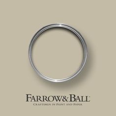 the logo for farrow & ball crafters in paint and paper