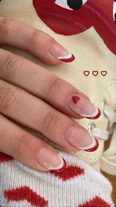 uñas de gel <3 Uñas Coquette, Cute Simple Nails, Easy Nails, Pretty Gel Nails, Soft Nails, Nail Swag, Xmas Nails, Girls Nails, Nailed It