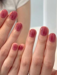 18 Korean Dusty Pink Nails With a Subtle Touch of Glamor | The KA Edit Korean Nail Color, Pink Russian Manicure, Antique Pink Nails, Dark Peach Nails, Nails Dusty Pink, Desi Nails, Dusty Rose Nails, Dusty Pink Nails, Korean Manicure