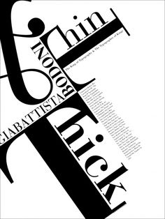 black and white typogramic typefaces are arranged in the shape of letters