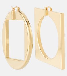 Good Hoop Earrings, Earrings In Gold, Fashion Jewelry Earrings, Ear Piercings, Designing Women, Gold Earrings, Clothing And Shoes, Jewelry Accessories, Bag Accessories