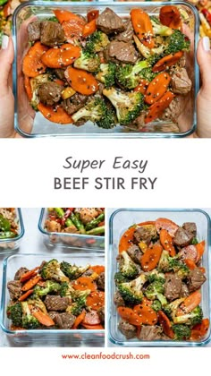 the steps to make beef stir fry with broccoli, carrots and peppers