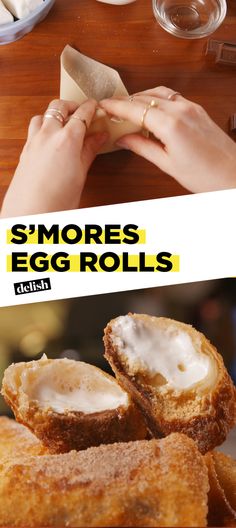 Smores Dessert, S'mores, Egg Rolls, How Sweet Eats, S Mores