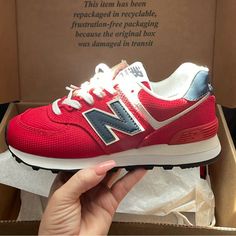 New Balance New 674 Team Red Natural Indigo Boys 4 Women’s 5.5 This Product Is A Pair Of New Balance Sneakers For Women Shoe Size Of 5.5. The Sneakers Are Primarily Red In Color And Have A Nature Theme. They Are Designed For Athletic Use And Feature The New Balance Brand. The Style Of The Sneakers Is Characterized As A Team Red Natural Indigo Boys 4. Red Breathable Slip-on Running Shoes, Red Breathable Low-top Running Shoes, Red Breathable Slip-on Sneakers, Red High-top Breathable Running Shoes, Red Breathable Sneakers With Round Toe, Red Slip-on Breathable Running Shoes, Breathable Red Slip-on Running Shoes, Red Lace-up Running Shoes With Cushioned Footbed, Red Cushioned Slip-on Running Shoes