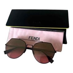 Check out Fendi Aviator Gradient Eye Line FF-0194-S 0733 Sunglasses, the latest item I added on eBay! #eBay #eBaySeller Designer Aviator Sunglasses With Tinted Lenses, Designer Tinted Aviator Sunglasses For Summer, Brown Gradient, Color Code, Ebay Seller, Cleaning Cloth, Sunglasses Accessories, Color Coding, Ebay Store