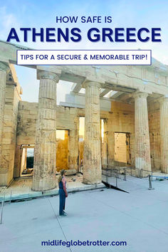 A woman stands looking at ancient ruins at the Athens Acropolis. Ancient Athens, Trip To Greece, Athens Acropolis, Solo Trip, Girls Getaway, Tips For Women, Acropolis