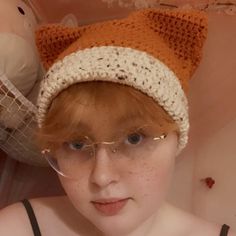 Ready to make this Crochet pattern? Get this pattern now - Fox Beanie by The Bunny Cafe #Crochet #Pattern | Learn now with Ribblr - a beginner friendly platform! Thousands of free patterns and unique quick and easy projects. Fox Beanie, Beanie Crochet Pattern, Beanie Crochet, Support People, Unique Crochet, The Bunny, Easy Projects, Step By Step Instructions, Free Patterns