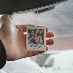 Take a loved one with you wherever you go! Our bestselling personalised photo car ornaments are the absolute best gift you could give a loved one. Bring positive energy with you on every drive with a constant reminder of somebody you love. The perfect gift for every occasion, from valentines to birthdays, Christmas to anniversary's, you're absolutely sure to brighten up someone's day! Each car ornament is professionally cut from 3mm thick white acrylic and printed to ensure you get a quality pro Gift For Your Girlfriend Birthday, Good Gifts To Get Your Boyfriend, Car Presents For Boyfriend, Polaroid Car Hanger, Things You Can Make For Your Boyfriend, Cute Presents To Make Your Boyfriend, Special Boyfriend Gifts, Simple Just Because Gifts For Him, Car Gift For Boyfriend