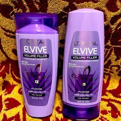 ***Brand New*** L’oreal Elvive Volume Filler Thickening Shampoo & Conditioner 12.6 Oz Set Shampoo: L'oreal Paris Volume Filler Shampoo Is A Thickening Shampoo That Creates Body And Density For Hair That Feels Thicker In 1 Use.* Paired With The L'oreal Volume Filler Conditioner And Hair Treatment Our System Penetrates The Hair Fiber From Root To Tip For Healthier Looking, Full Hair. It Works To Create Texture From Within To Generate A Thicker Feel, Root Lift, And Lasting Volume Over Time. Shampoo Garlic Shampoo, Bumble And Bumble Thickening, Moisturize Dry Hair, Curl Shampoo, Shampoo And Conditioner Set, Thickening Shampoo, Argan Oil Hair, Hydrating Shampoo, Volumizing Shampoo