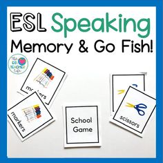 an esl speaking memory and go fish game