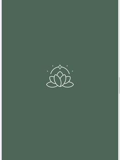 an image of a white lotus flower on a green background with the words,'i am