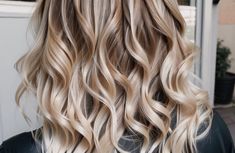 Vanilla Blonde for a Bright Creamy Hair Color Twist Vanilla Blonde Hair Balayage, Creamy Hair Color, Creamy Vanilla Blonde Hair, Vanilla Blonde Balayage, Vanilla Blonde Hair, Blonde Hair Balayage, Blonde Hair Highlights, Vanilla Blonde