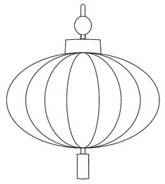 a drawing of a hot air balloon in the shape of a ball ornament