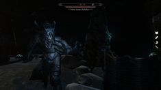 a screenshot of an animated creature in the dark