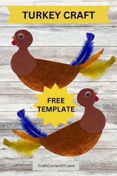 Paper plate turkey craft Thanksgiving Crafts For Preschool, Plate Turkey Craft, Thanksgiving Paper Crafts, Simple Thanksgiving Crafts, Thanksgiving Crafts Kids, Paper Crafts Simple, Kids Craft Corner, Thanksgiving Kids Crafts, Turkey Craft For Kids