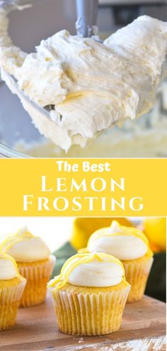 the best lemon frosting recipe for cupcakes