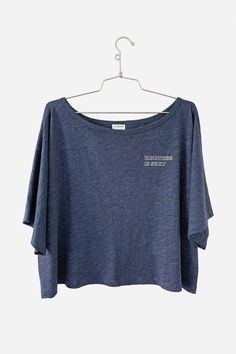 Aiden Top - Consciously Textured Crop, Bateau Neck, Mantra, Effortless Style, Clothing Brand, Tunic Tops, Loose Fitting, Organic Cotton, Crop Top