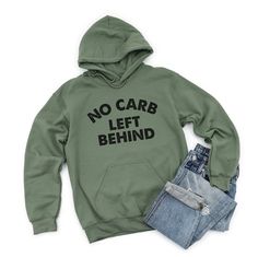 No Carb Left Behind Hoodie | Gym Sweatshirt | Gym shirt | Gym Hoodie | Oversize Hoodie | Trendy Hoodie | Macros | Funny Gym Shirt | Academia | Brown Hoodie A plush, unisex hooded sweatshirt with kangaroo pockets. Size up for an oversize fit.  <<  DETAILS >> -No side seams -The hood's drawstring is the same color as the sweatshirt  -50% Cotton 50% Polyester -Medium-heavy fabric -Classic fit  -Tear away label  -Runs true to size - Actual colors may vary from our listing photo and the final product Track Driving, Dirt Track Racing, Dirt Track, Easily Distracted, Top Graphic Tees, Girls Tees, Race Track, Phoenix Az, Clothing Co