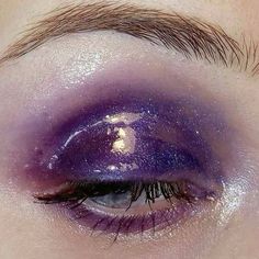 Glitter Galaxy, Contacts Lenses, Maybelline Lash Sensational, Oh My Goddess, Ethereal Makeup, Cool Makeup Looks, Dope Makeup