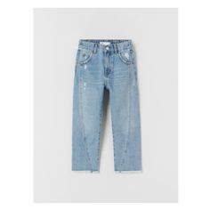 Barrel Jeans, Jeans Wide, Barrel, Twist, Blue Color