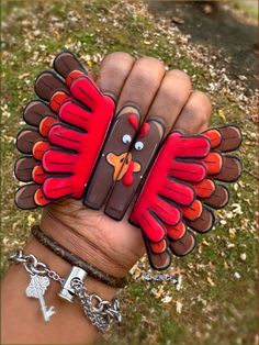 Red Nails Thanksgiving, Square Nails Thanksgiving, Thanks Giving Nails Acrylic Coffin, Nail Inspo Fall Simple, Simple Thanks Giving Nails, Cute Nails Acrylic Thanksgiving, Nails Acrylic For January, Fall Nails 2024 Coffin, Cute Thanks Giving Nails